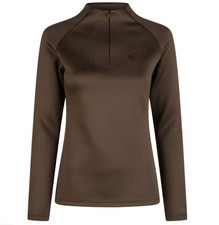Eskadron Damen Shirt Half-Zip Platinum teak brown Platinum 2024