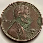 1933 D Lincoln Wheat Penny Key Date Denver Mint Heavy Verdigris Disclosed JC1794