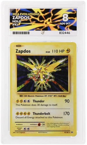 2016 - Zapdos - Evolutions - 42/108 - Holo - ACE 8