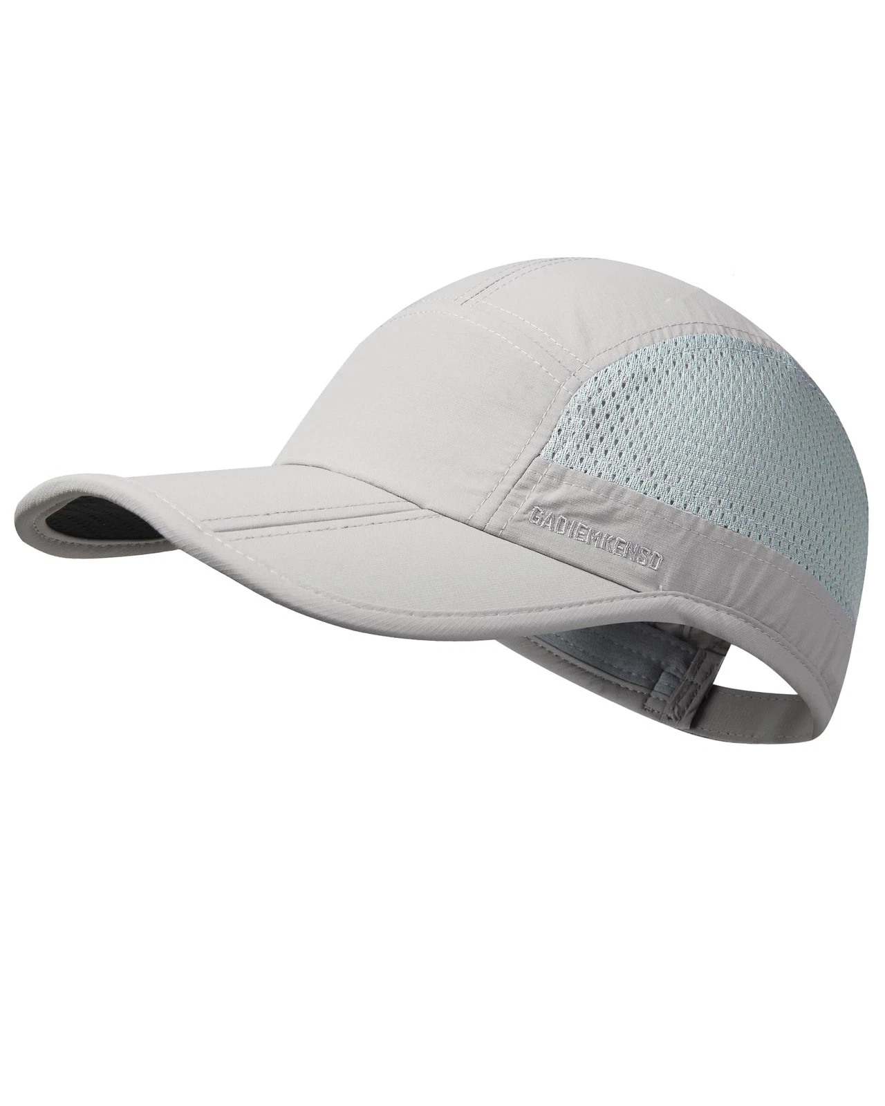 "Men's Outdoor Hat Reflective Folding Baseball Cap with UPF 50 Sun Protection"