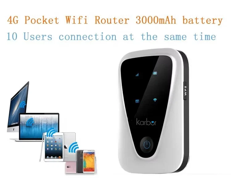 Wireless Portable Travel Pocket Lte 4g Wifi Router Mobile Wireless Routers Wifi - Image 4 of 4