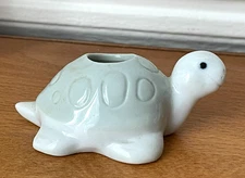 Adorable porte cure-dent ou mini vase Tortue  L=8,2cm H=3,3cm KATO KOGEI Japon