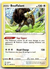 Bouffalant 118/163 Uncommon Battle Styles Pokemon Moderately Played