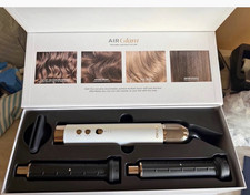CHILAVA AirGlam Hair Styler Set w/ Round Brush, Concentrator Nozzle  Barrels