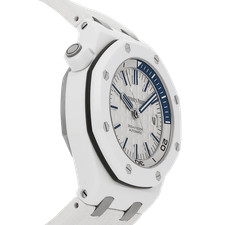 Audemars Piguet Royal Oak Offshore White Ceramic Auto Watch 15707CB.OO.A010CA.01 3