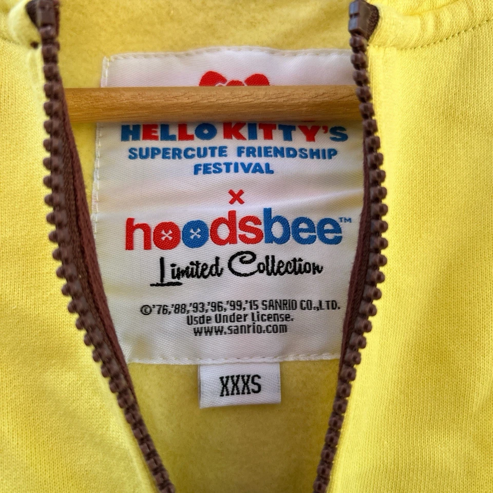 Sanrio Hoodsbee Pompompurin Hoodie 2015 Festival Plush Transform Kids XXXS - Image 3 of 4