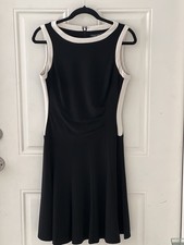 Polo Ralph Lauren Women's Sleeveless Black And White Dress