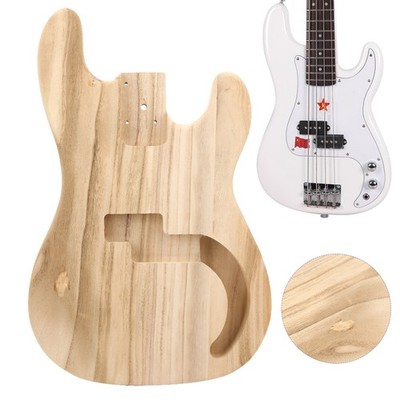 Unvollendeter Bass Body Für PB Stil Ahorn DIY E-Gitarre Zubehör
