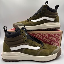 Vans UltraRange EXO Hi MTE-1 Olive Green Black High Top Sneaker Boots NEW sz 7.5