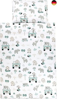 TupTam Kinder Bettwäsche Set Babybettwäsche Bettbezug 100 x 135 120 x 90 K
