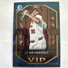2025 Bowman Chrome Prospects JJ Wetherholt VIP 152/175