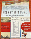 1939 Pennsylvania Railroad Ad Trail Blazer Train Schedule PRR Railway Poster — photo 3