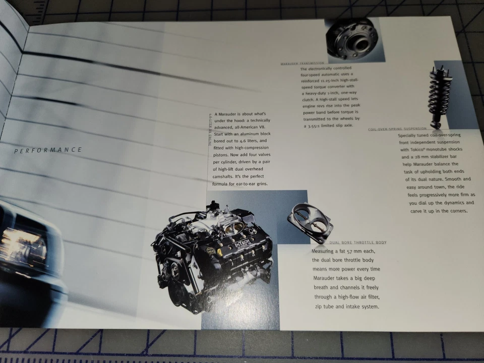 Folleto Mercury Marauder 2003 original Foto 3 de 4