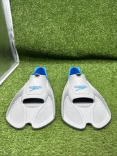 Speedo Biofuse Training Swim Fins US Size 7-8 Gray/Blue