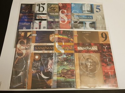 1992 DC Vertigo - The Sandman Brief Lives 1-9 - Mint Full Comic Book Set