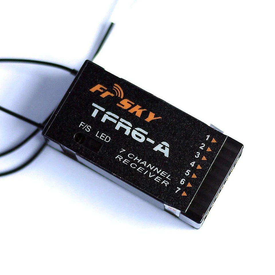 FrSky TFR6A 7CH Receiver Compatible with Futaba FASST 2.4G Air System 6EX TM-7 - Image 2 of 4