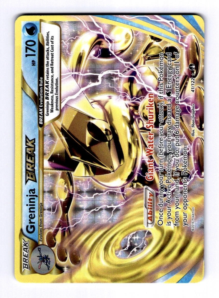 Greninja Break Pokémon TCG Cards for sale | eBay