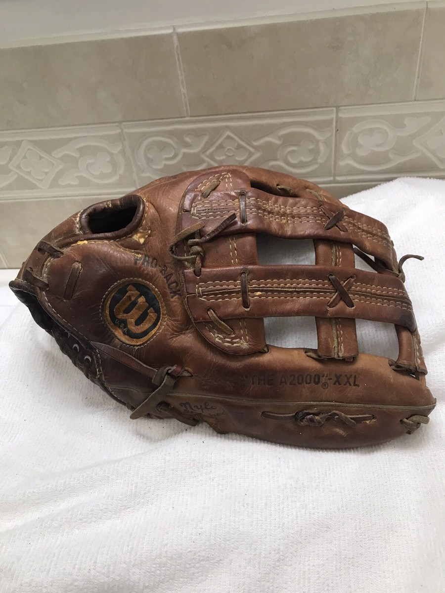 Wilson A2000 XXL Fully Broken In Deep Pocket Softball Glove