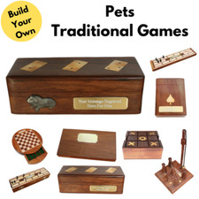 Pets Traditional Wooden Games With Free Engraving