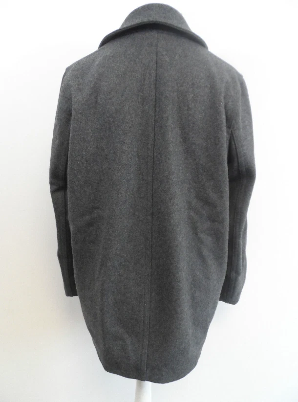 Gap Gray Moto Coat Size Medium Box90 BB 01 - Image 3 of 3