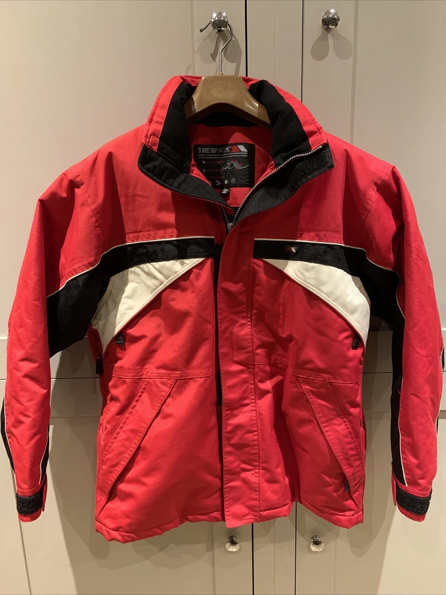 Red trespass jacket shop