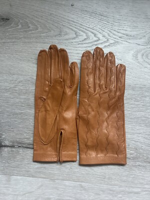 Womens Genuine Nappa Sheepskin Leather Lined Gloves 