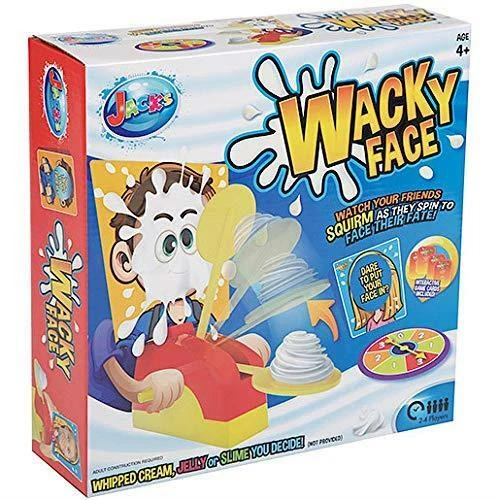 Play Win WACKY FACE CONNECT Splat Pie Game Connect with