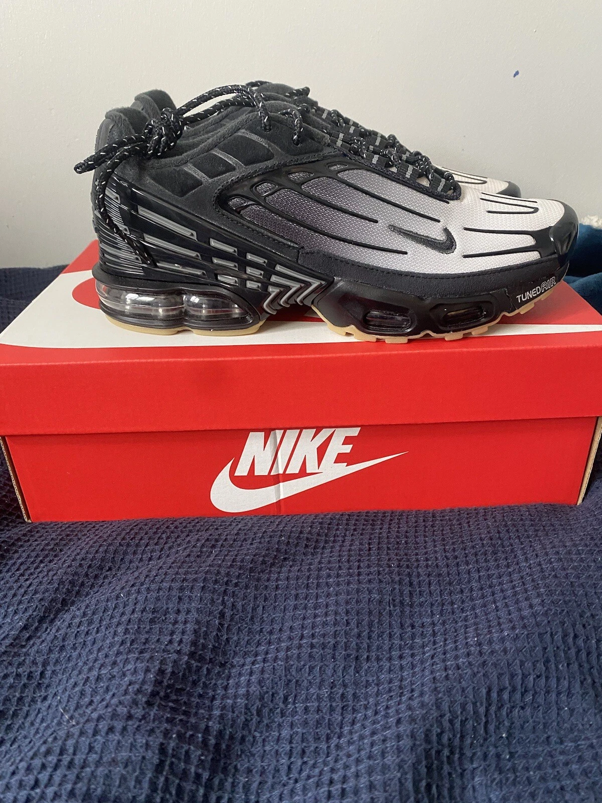 Nike Air Max Plus III bianche e nere taglia 5 5