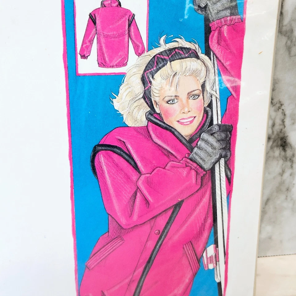 Ladies' Alpine Parka 76 Pattern DK Sports Daisy Kingdom 1987 Uncut Vintage - Image 3 of 4