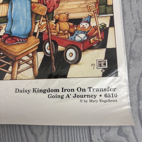 Lot 2 Vintage 1990 Mary Engelbreit Daisy Kingdom Iron On Transfers 6513 6510 - Picture 7 of 8