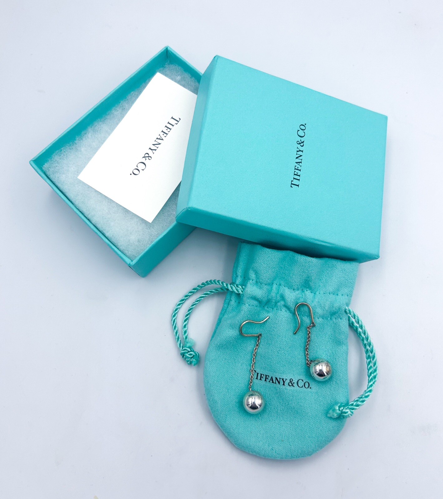 Tiffany & Co. 925 Silver 10mm Ball 1.9
