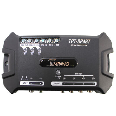 Timpano Tpt-sp4bt Bluetooth Dsp 4 Canais De Saída - Full