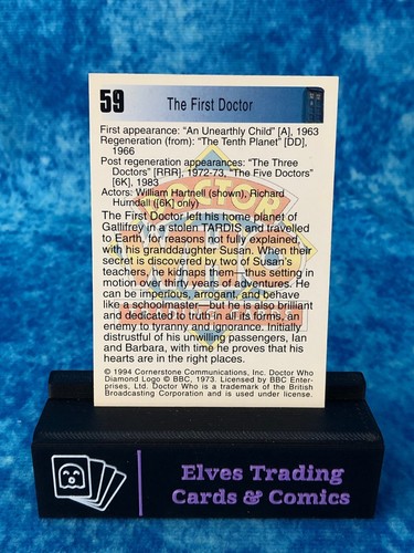 Doctor Who Series One 1 SINGLE Non-Sport Trading Card by Cornerstone 1994 - Picture 114 of 208
