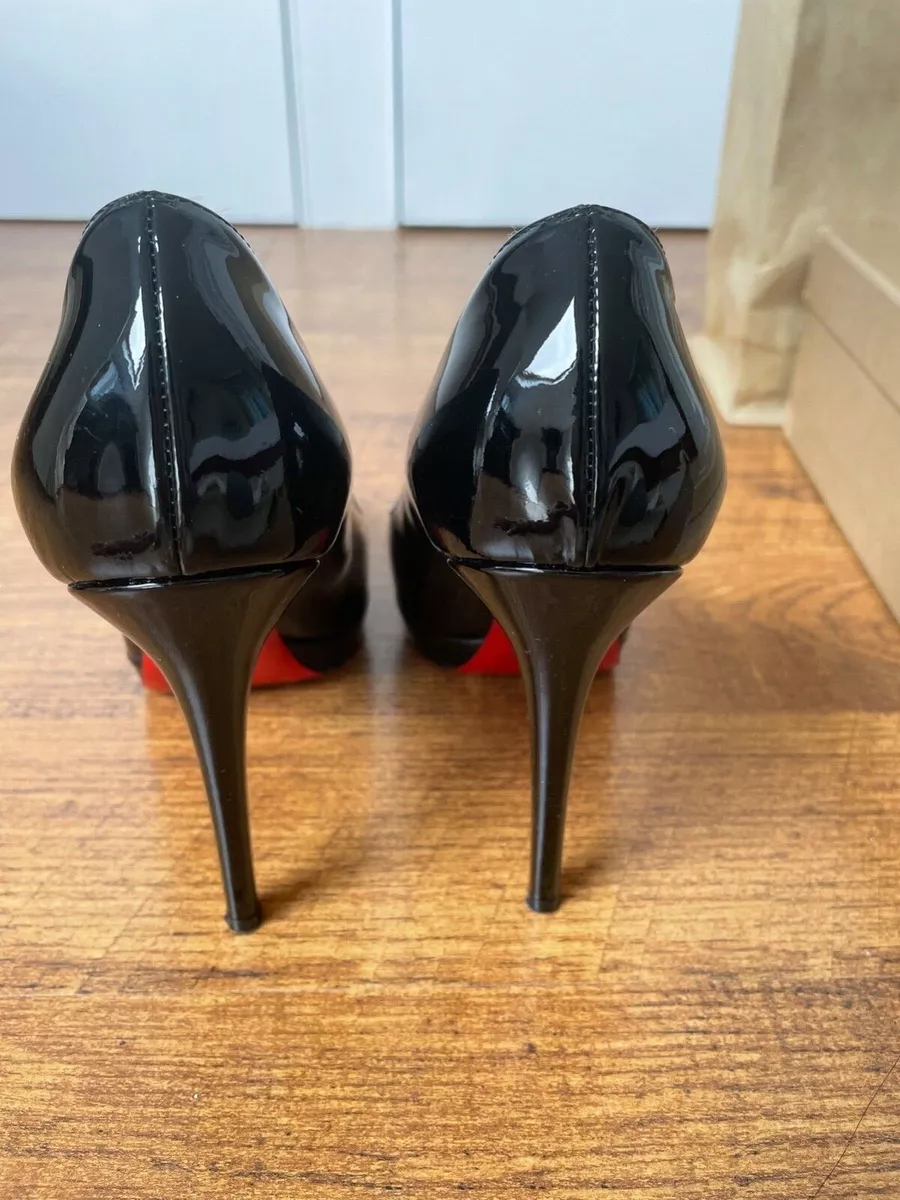 New simple pump 120 patent calf black louboutin eBay