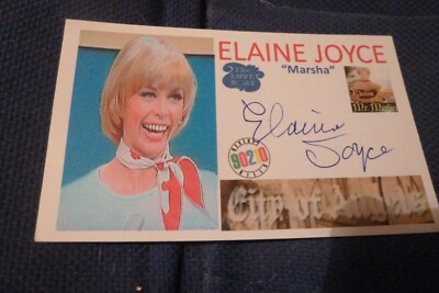 City Of Angels Motel Hell West Side Story ELAINE JOYCE handsignierte Seite