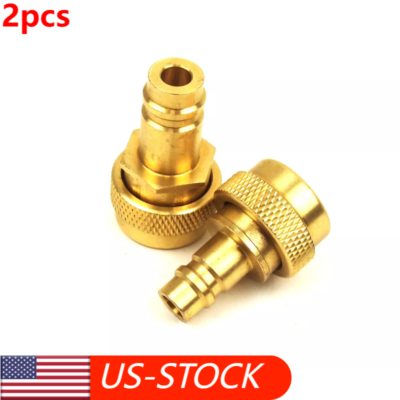 #ad R134A to R1234YF Quick Couplers Kit Adapter Adjustable Highamp;Low Side Connection $6.20