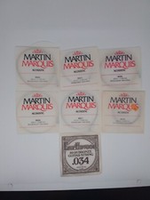 6 Lot Martin Marquis Acoustic Guitar Strings ...