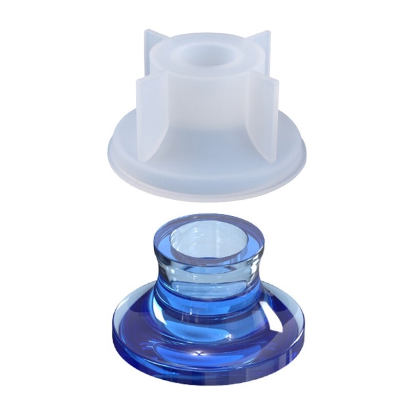 Round Resin Molds,Jewelry Storage Container Mold DIY Tealight Holder Mold