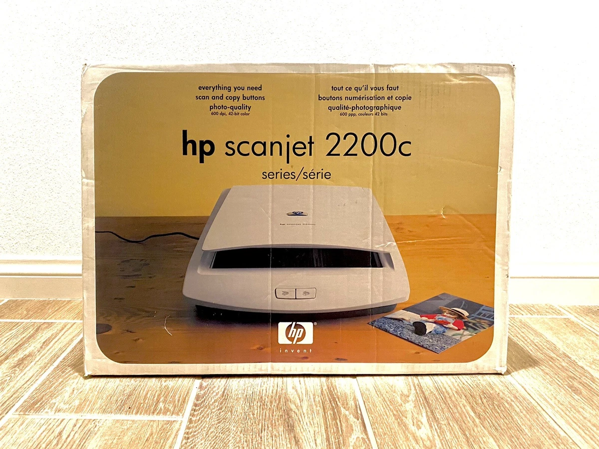HP ScanJet 2200c Color Flatbed Scanner (C8507A) Never Opened.
