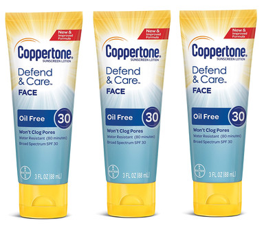 face oil and sunscreen