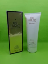 White Diamonds by Elizabeth Taylor, 6.8 oz Perfumed Body Lotion women Pre Owned.
