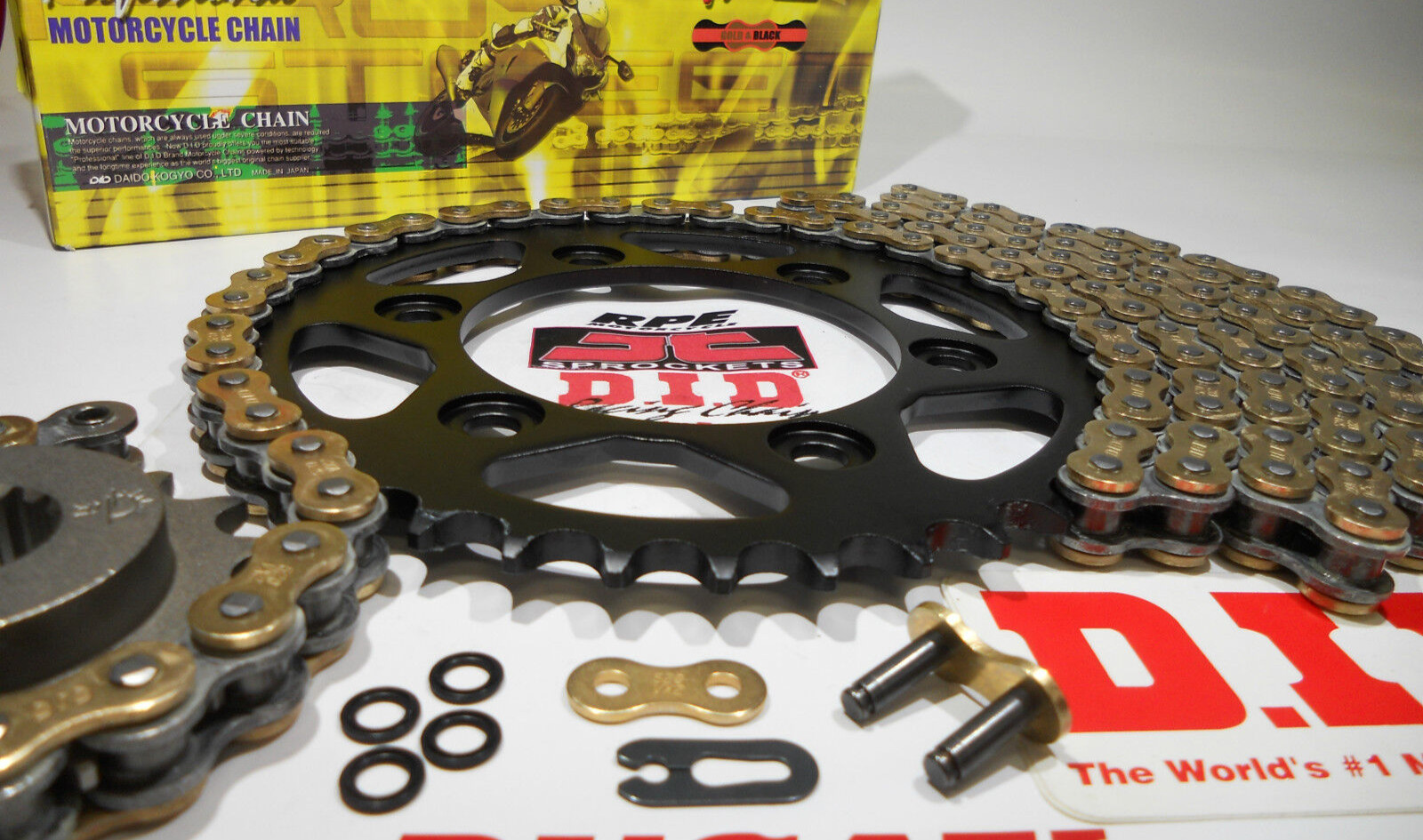 2004-2005 SUZUKI GSXR600 DID VX3 GOLD 520 QUICK ACCEL CHAIN AND SPROCKETS KIT