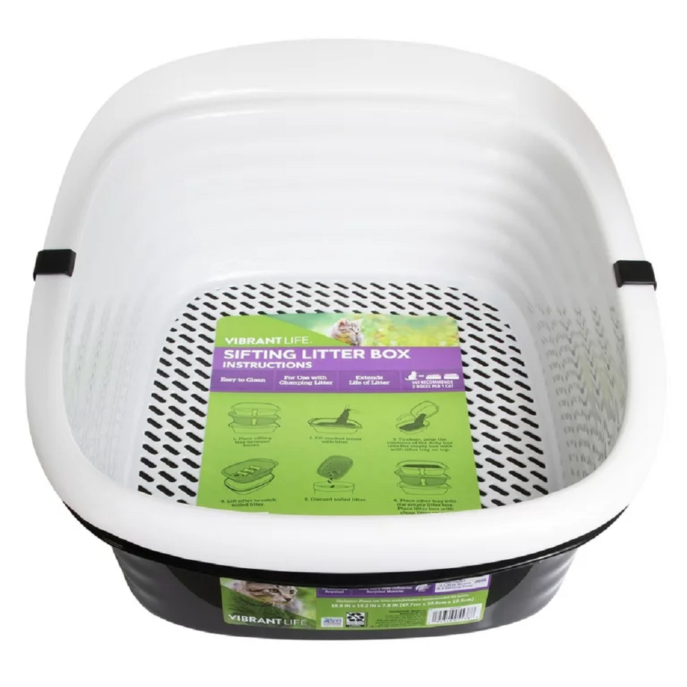 Vibrant Life Sifting Cat Litter Box eBay