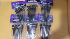 Soft'n Style 24 pc 4" Plastic Top With Metal Bottom Duck Bill Clips CD-220 NEW