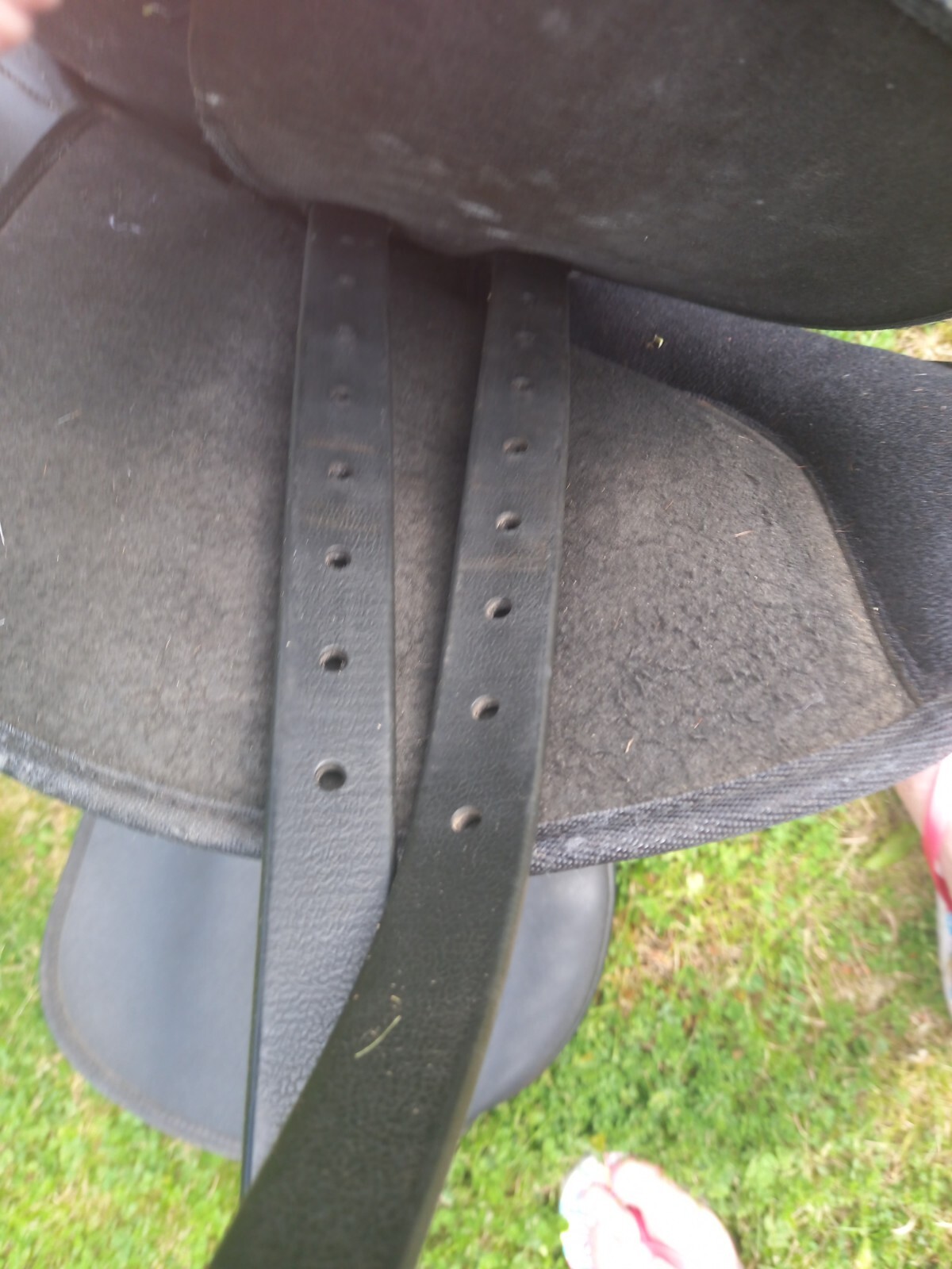 Wintec Saddle 17.5 Wide Gullet can be changed Has been Reflocked eBay