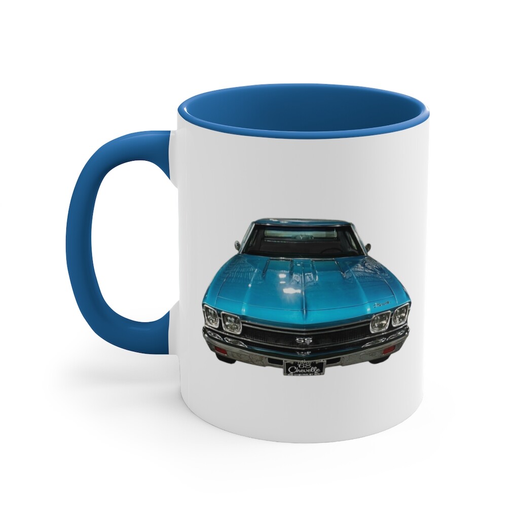 1968 Chevelle SS 396 Coffee Mug Tripolli Turquoise 11oz