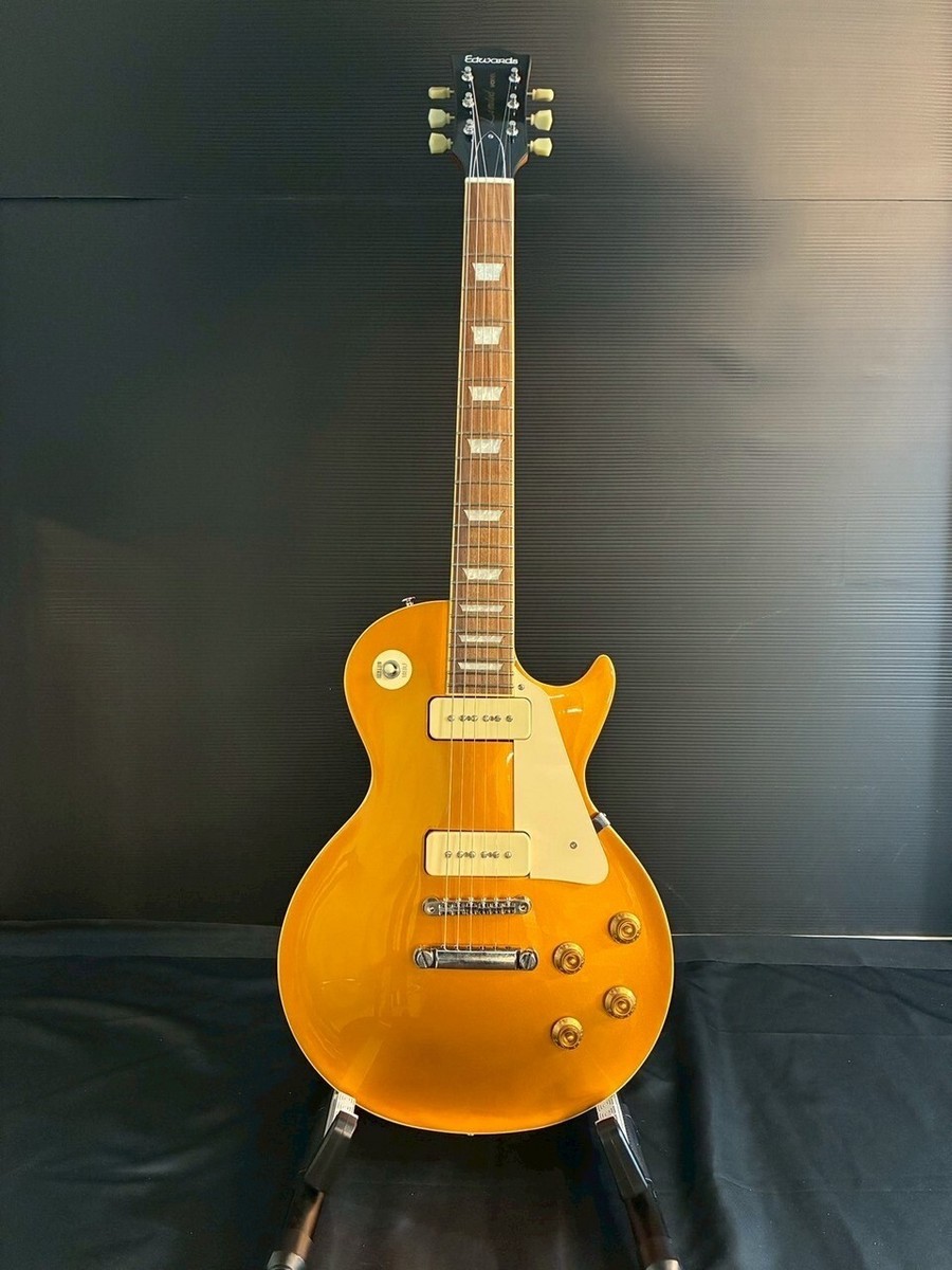 ギター EDWARDS E-LP-STD/P EDWARDS by ESP E-LP-STD / P Gold Top Made in Japan LP Type