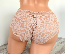 Victoria's Secret SMALL BODY BY VICTORIA LACE HIPHUGGER Evening Blush/Beige