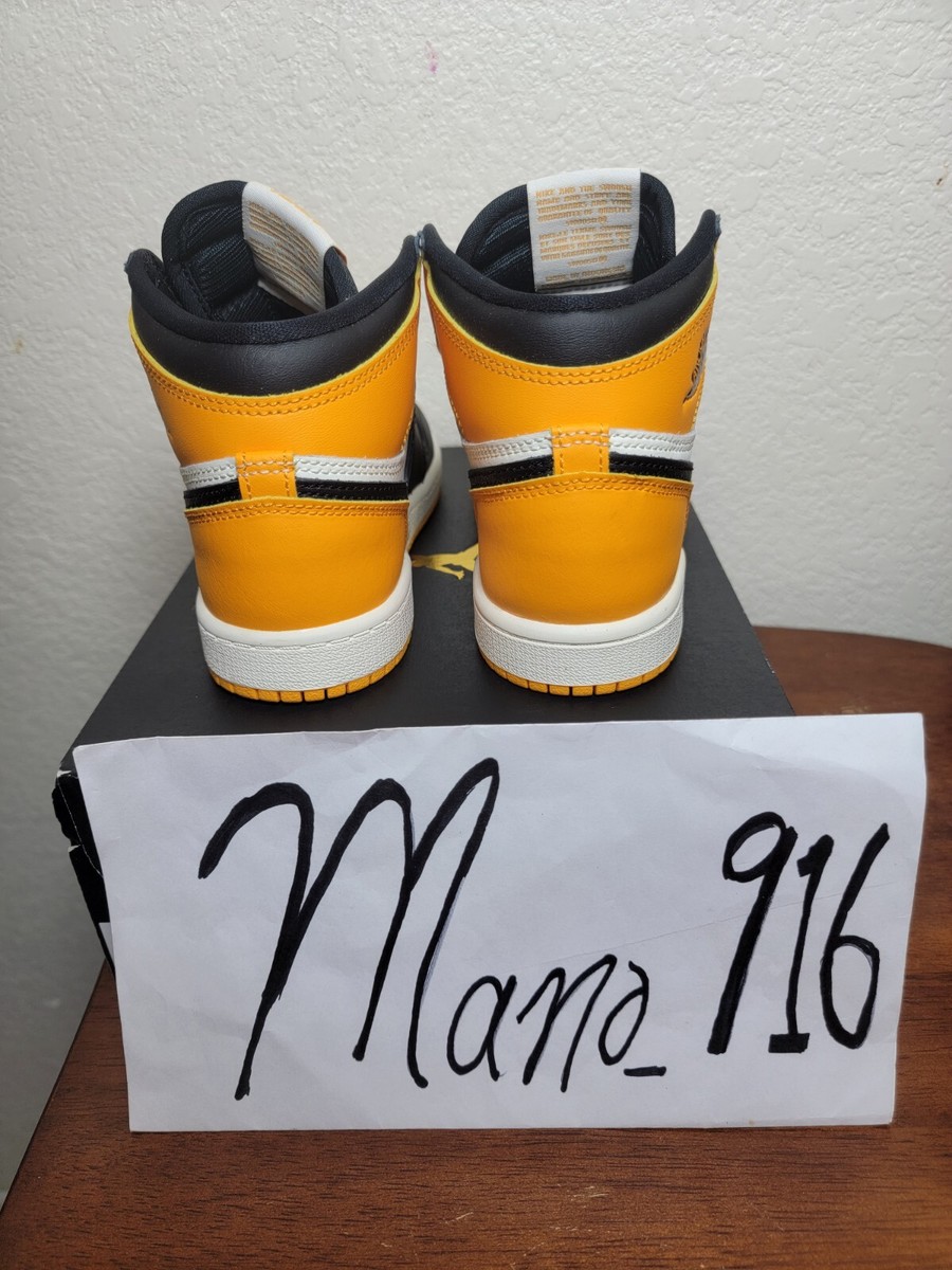 NIKE ナイキJORDAN 1 RETRO HIGH OG PS taxi ⚫️⚪️🟡 sz 1Y Nike Air Jordan 1 High OG (PS) Taxi Black