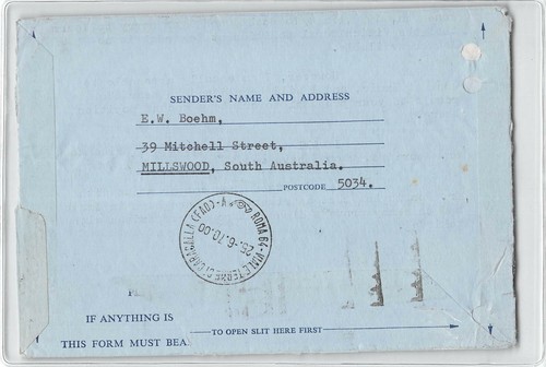 13369 AEROGRAMME AUSTRALIA ADELAIDE - Picture 2 of 2